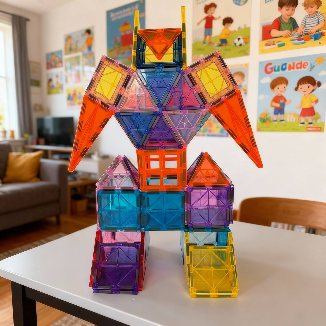 Magnetic Tiles 60pcs Set - Image 5
