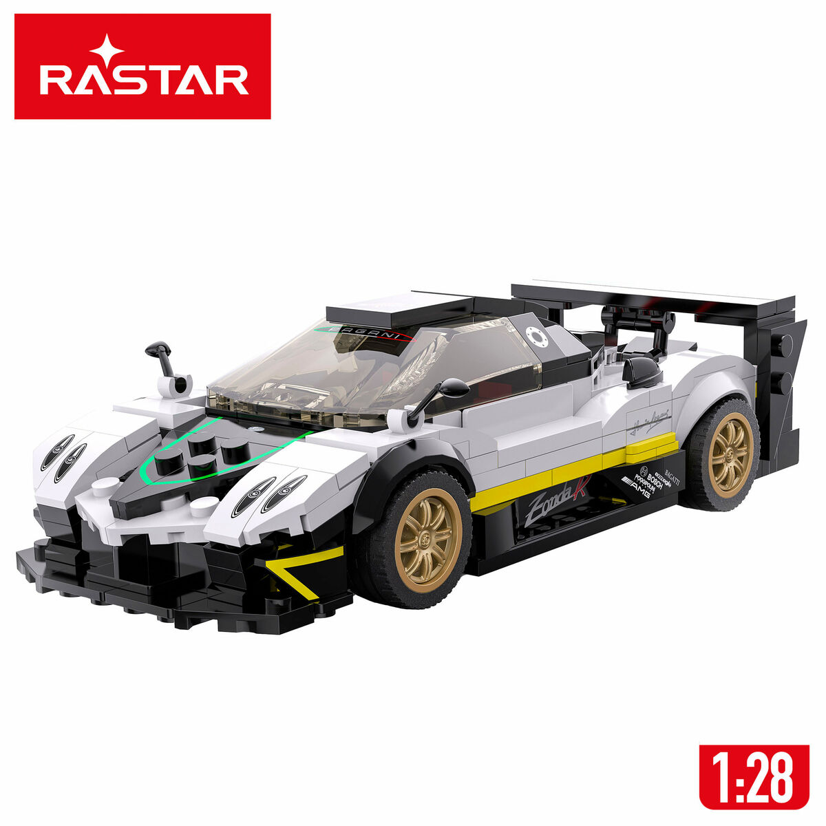 Construction set Pagani Car 387 Pieces - Image 4