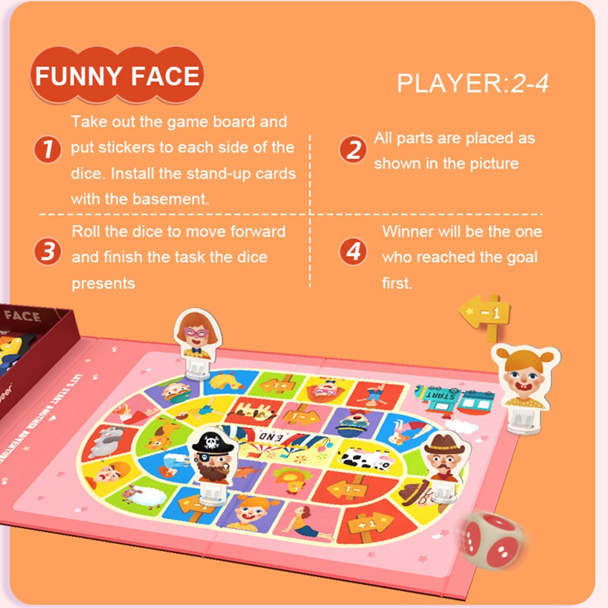 Funny Face Magenetic Playset - Image 3