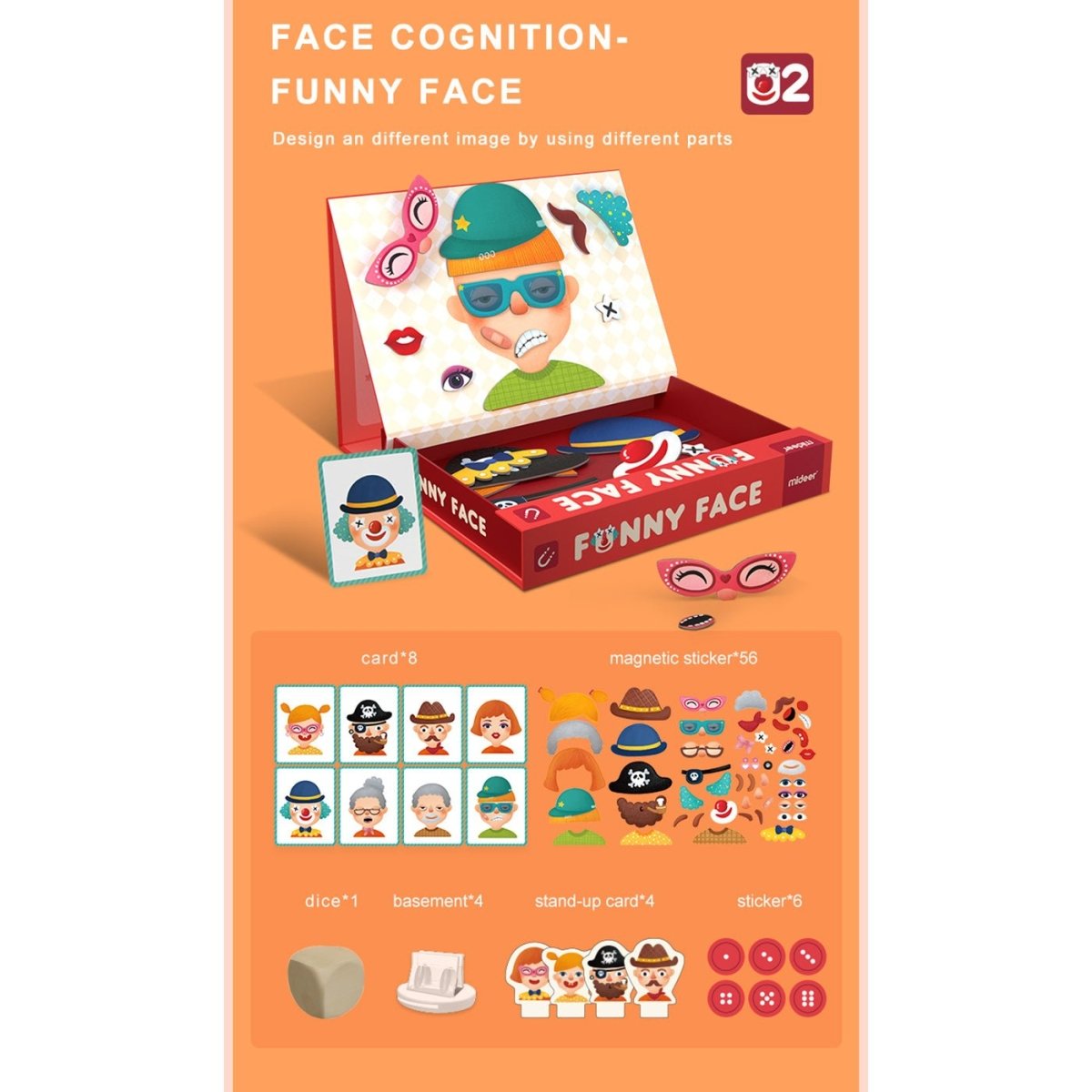 Funny Face Magenetic Playset - Image 2